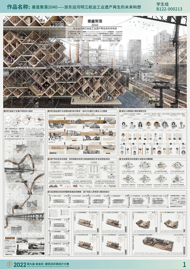 2022第九届紫金奖 · 建筑及环境设计大赛学生组 一等奖获奖作品展 - 知乎