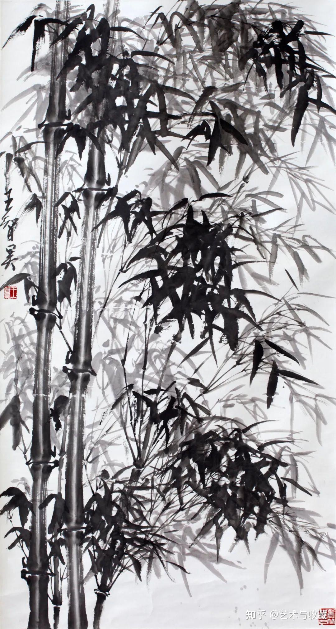 翰墨丹青展风采女画家王智昊墨竹作品欣赏