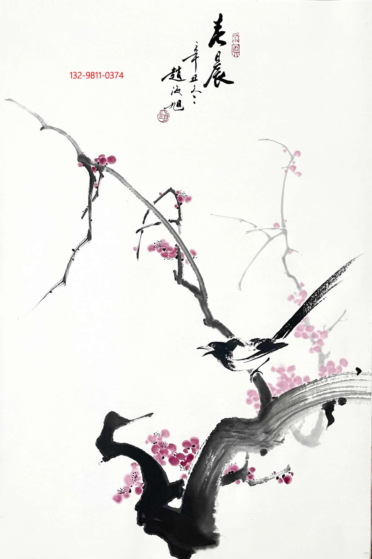 空灵静逸清新淡远赵海旭写意花鸟堪称一绝