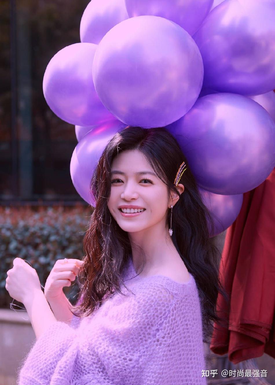 陈妍希紫色梦境写真释出 手捧气球笑容清甜可人 - 知乎