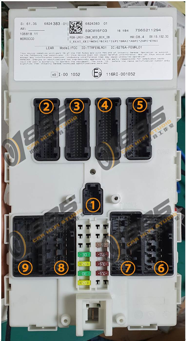 宝马前部电子模块fem概述 - 知乎