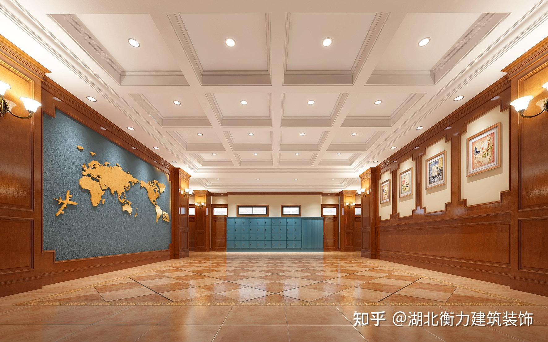 案例分享 | 室内空间设计——武汉光谷(国际)外国语学校 - 知乎