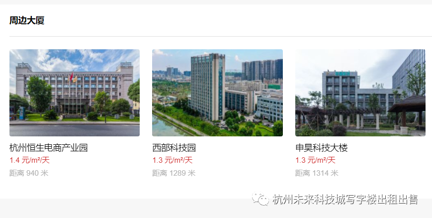杭州未来科技城蓝然科技园写字楼办公室出租租金：1.7~1.8 元/m²/天招商电话：15355041051 - 知乎