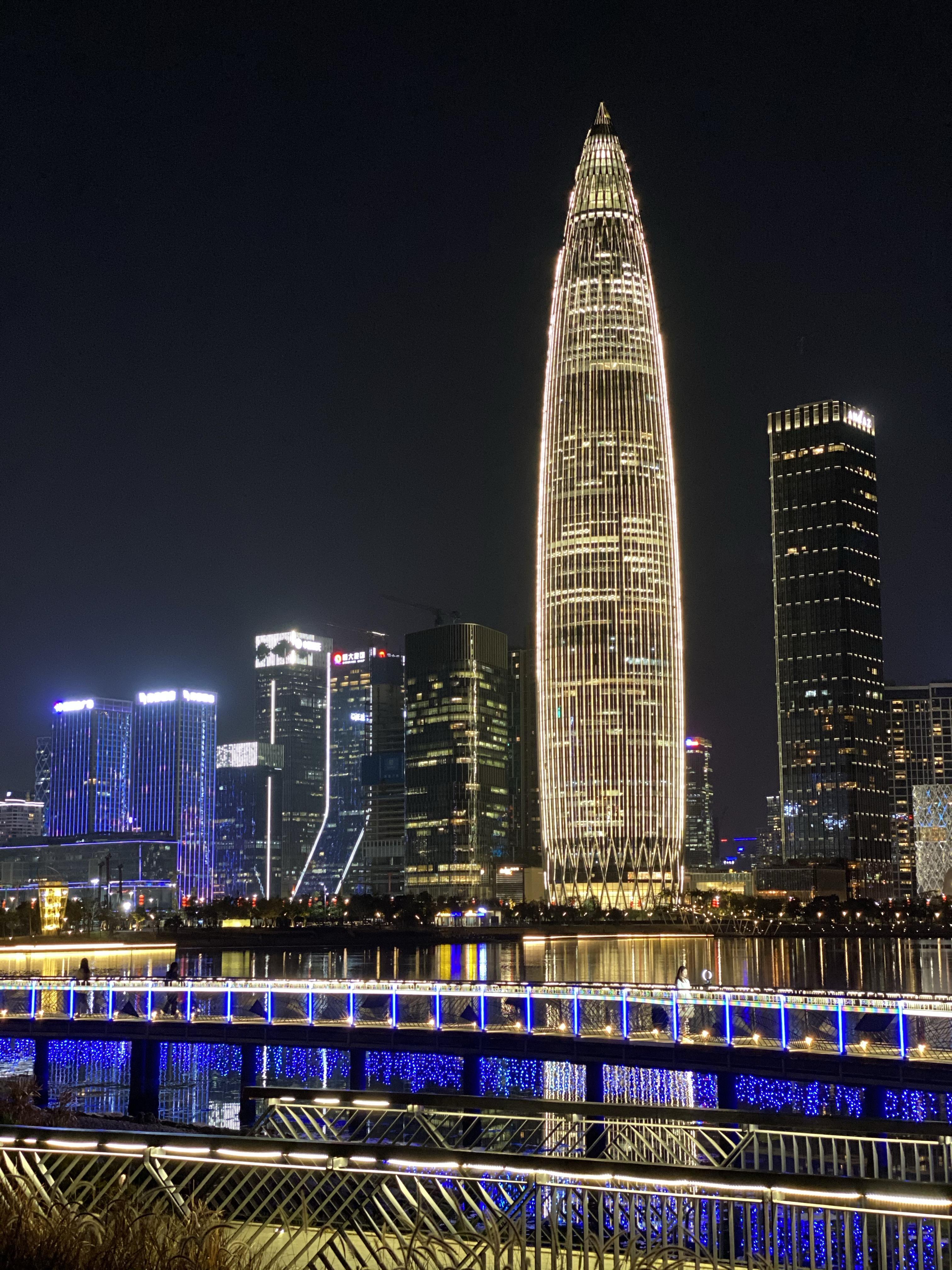 深圳第一高楼夜景图片图片