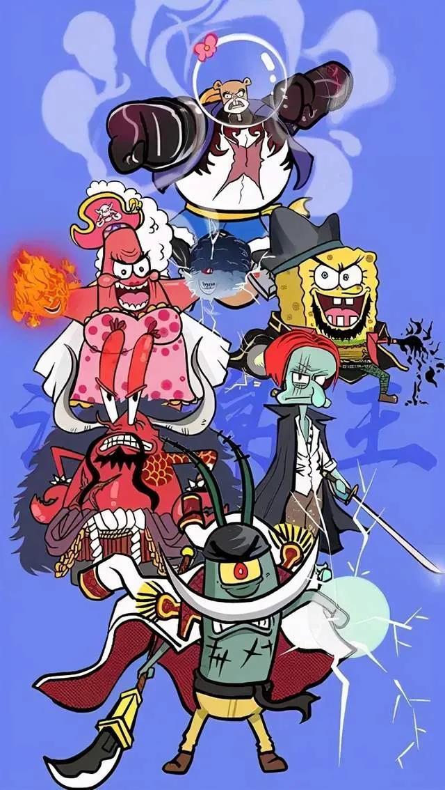 派大星:因为我看不见我的额头.