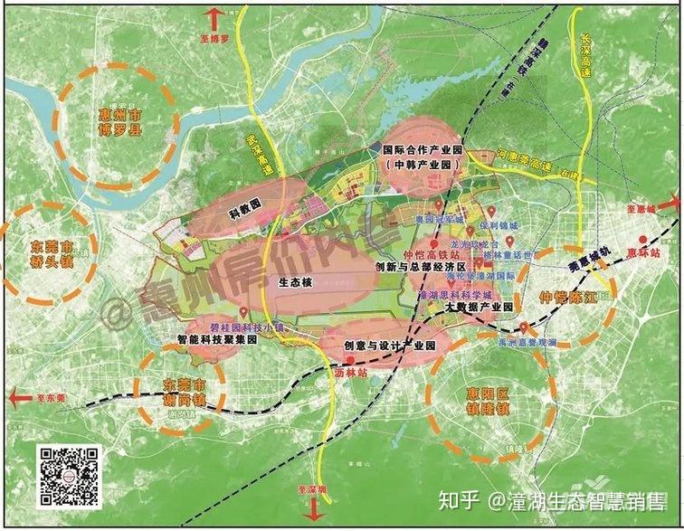 惠州潼湖科学城规划图图片