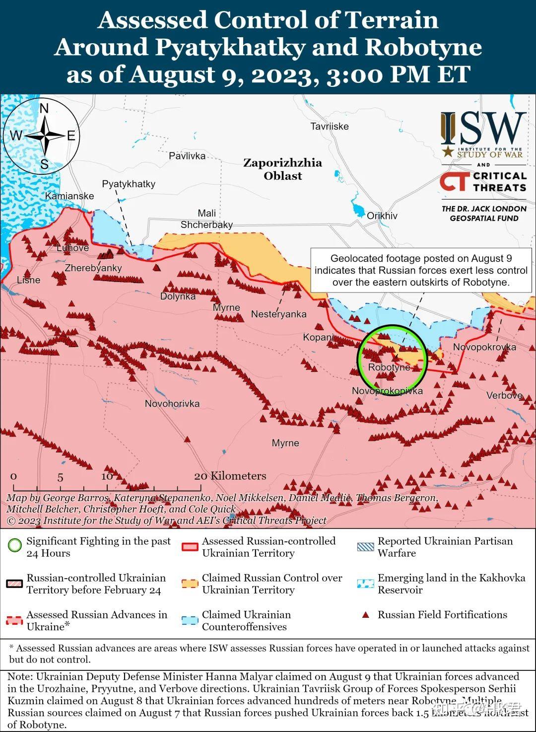 对赫尔松州东岸(左岸)科扎奇拉赫里附近的入侵很可能是一次有限的突袭
