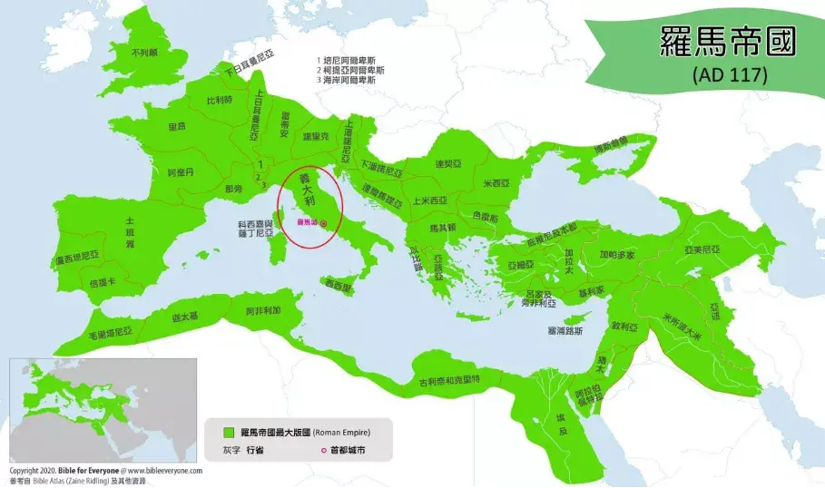 罗马行省地图图片