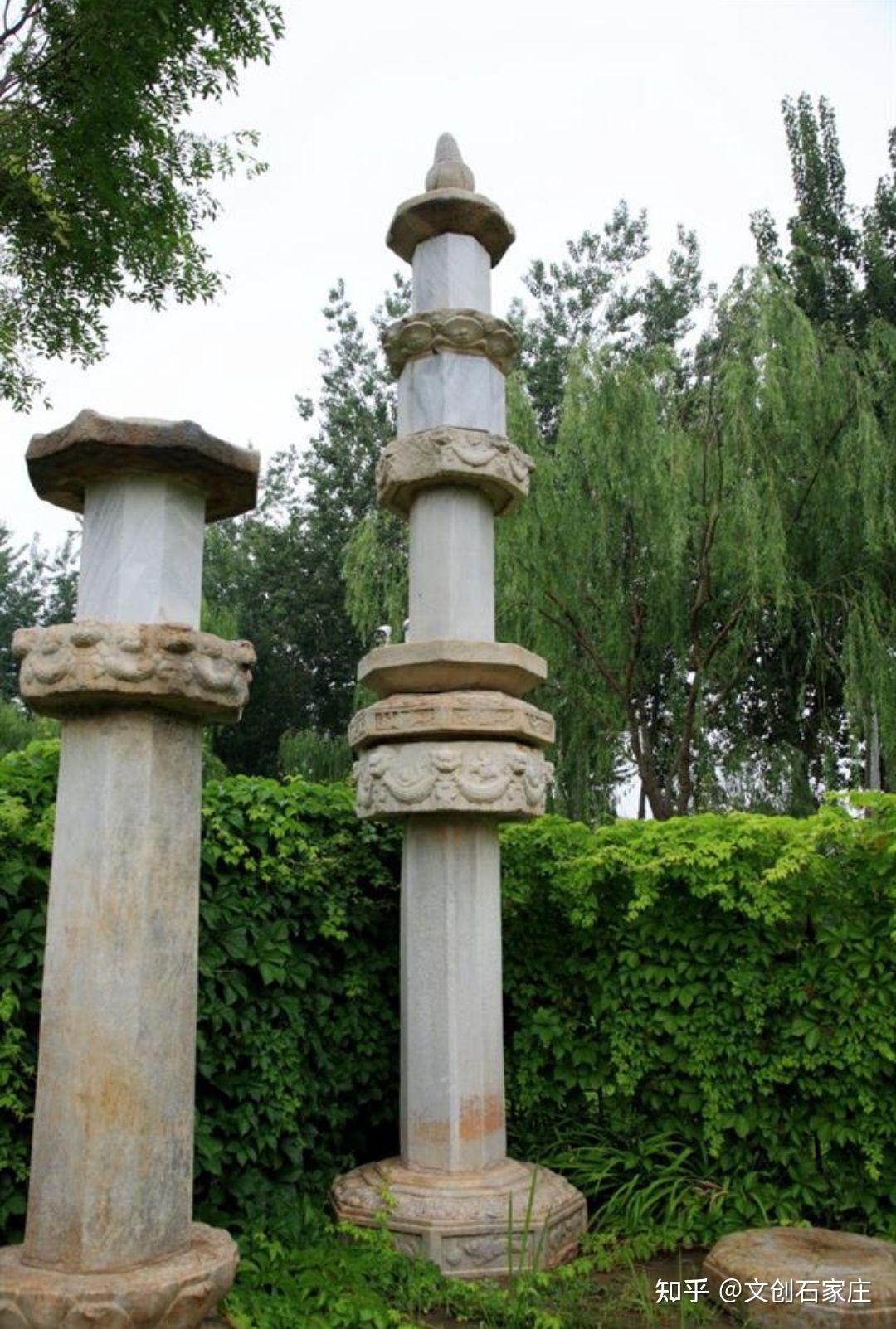 竹林墨客河北老照片之廊坊固安王龙村经幢