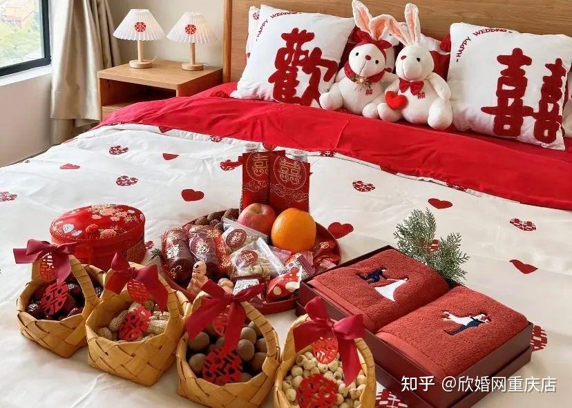 欣婚网丨结婚床上放哪5种吉祥品?怎么铺床? - 知乎