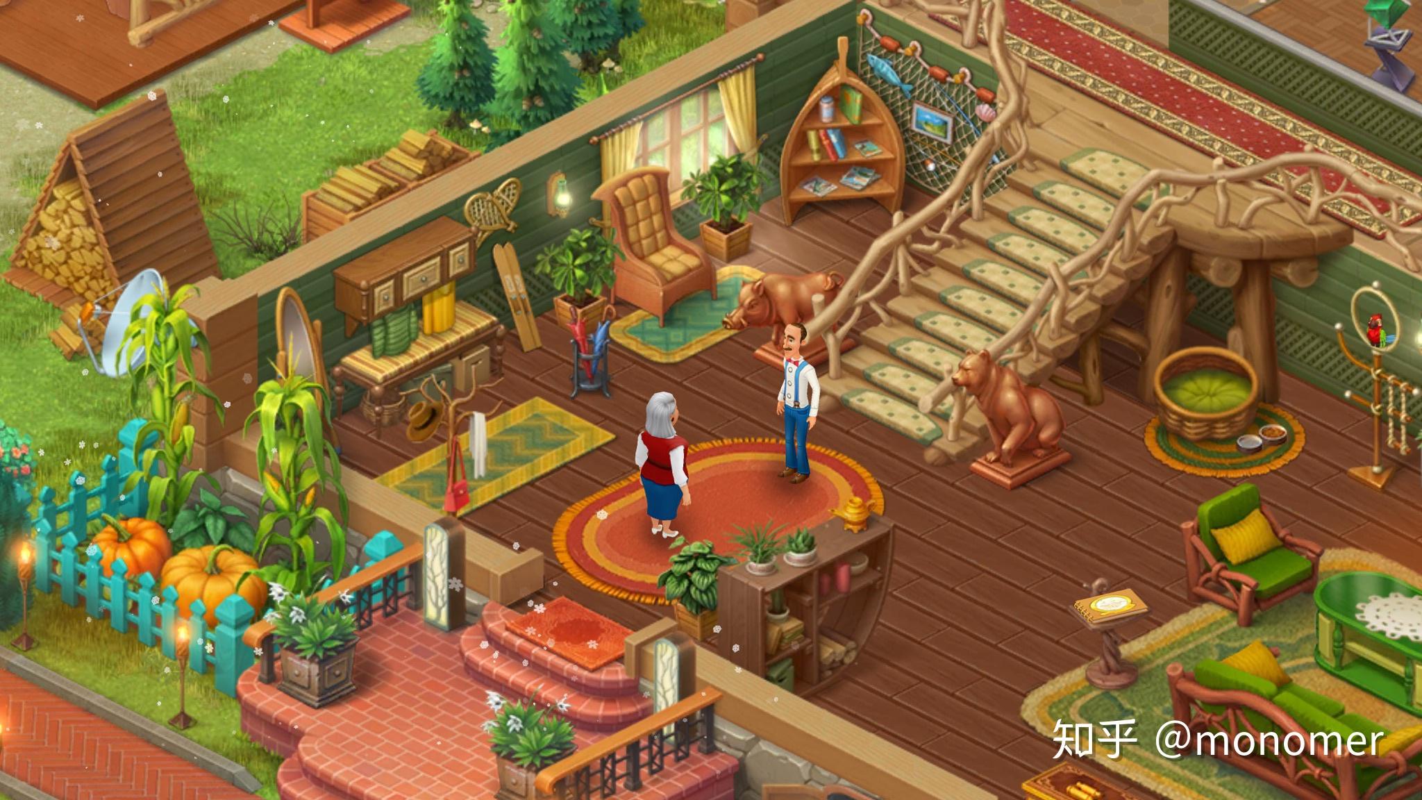 玩梦幻家园的你们都装修完湖边别墅了嘛