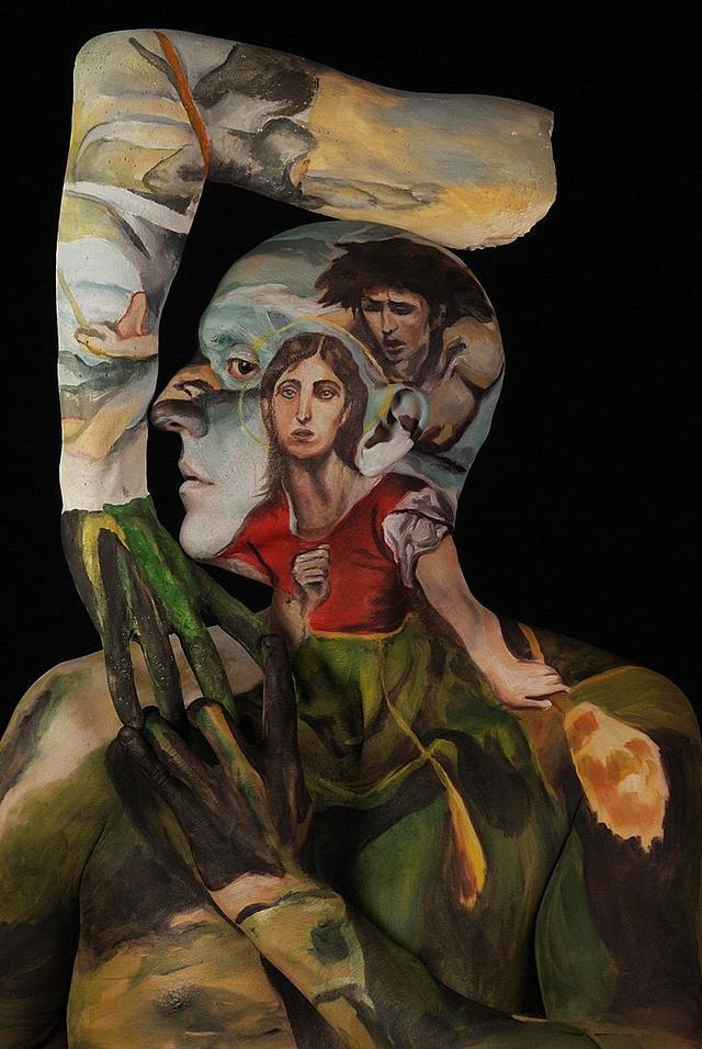 人体艺术我的身体虽成了世界名画但也让我精神恍惚