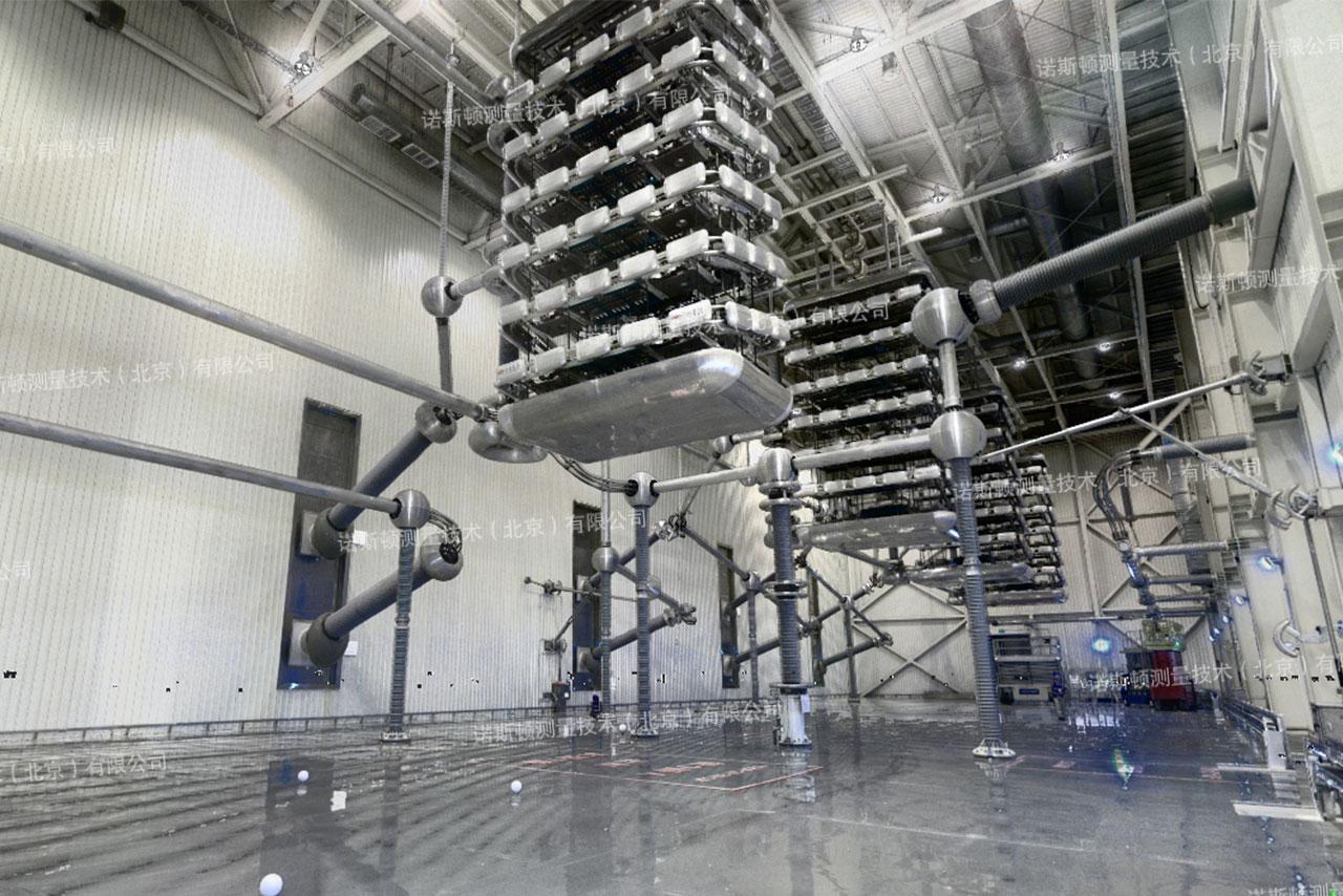 换流站阀厅三维扫描实现变电站数字化管理