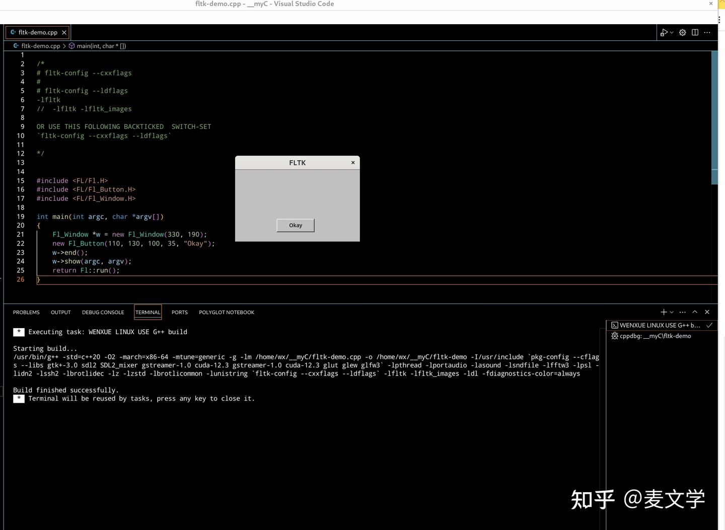 试试 FLTK 吧 --- RE: C++除了Qt还有什么GUI库? - 知乎