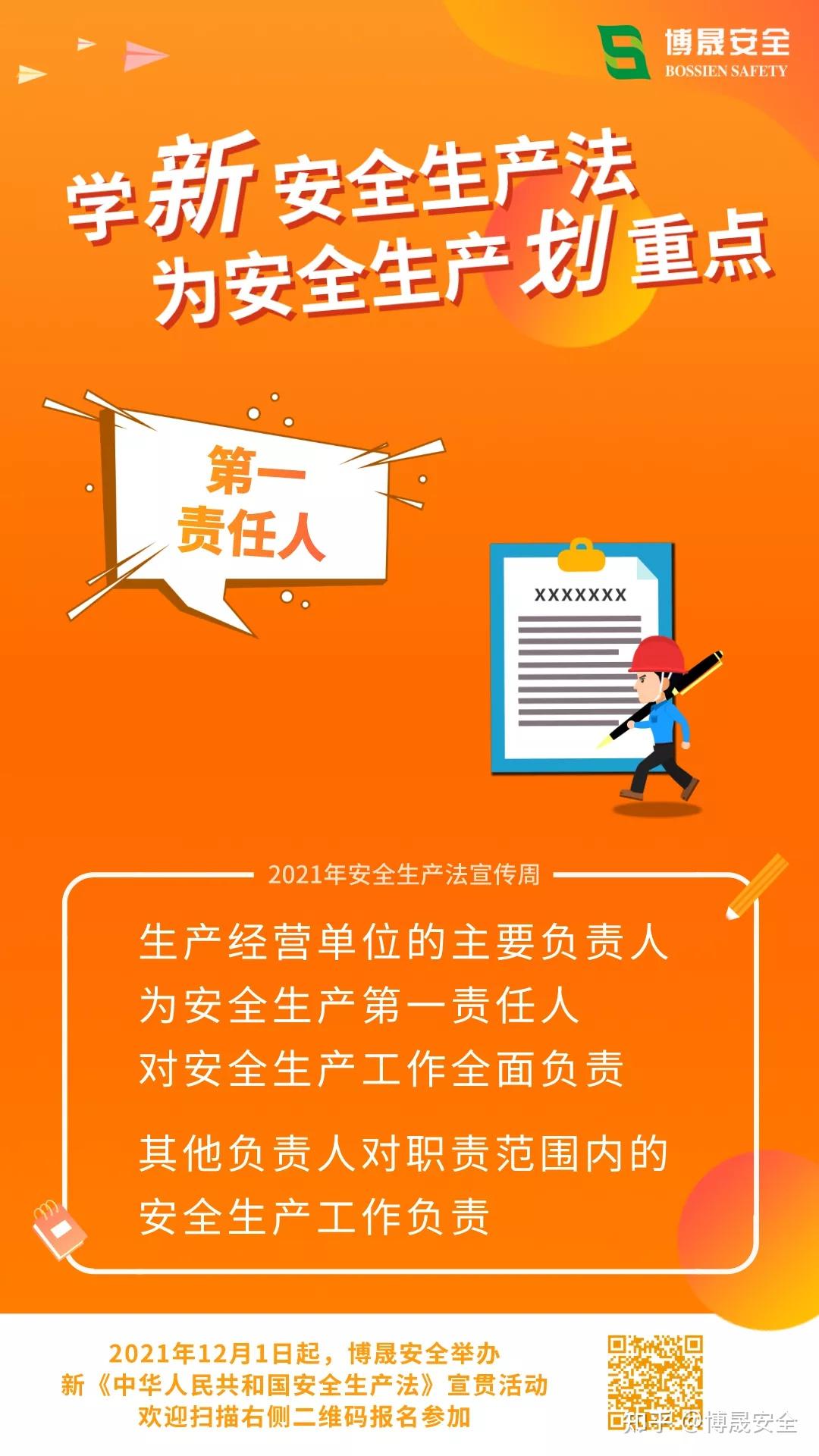 安全生产法宣传周12张海报秒懂新安法重点