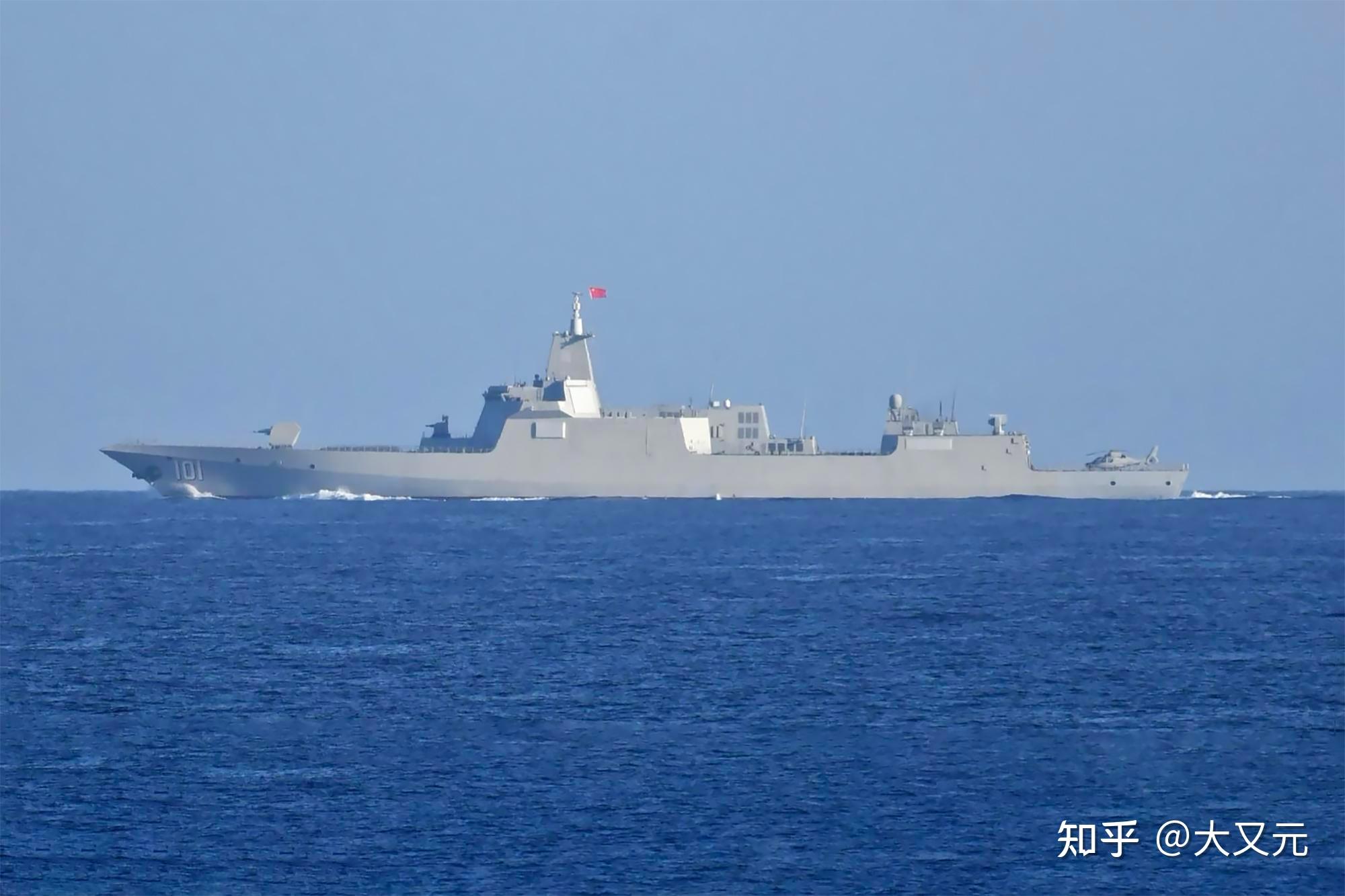 055驱逐舰到底有多强为什么能单舰追击航母20多天