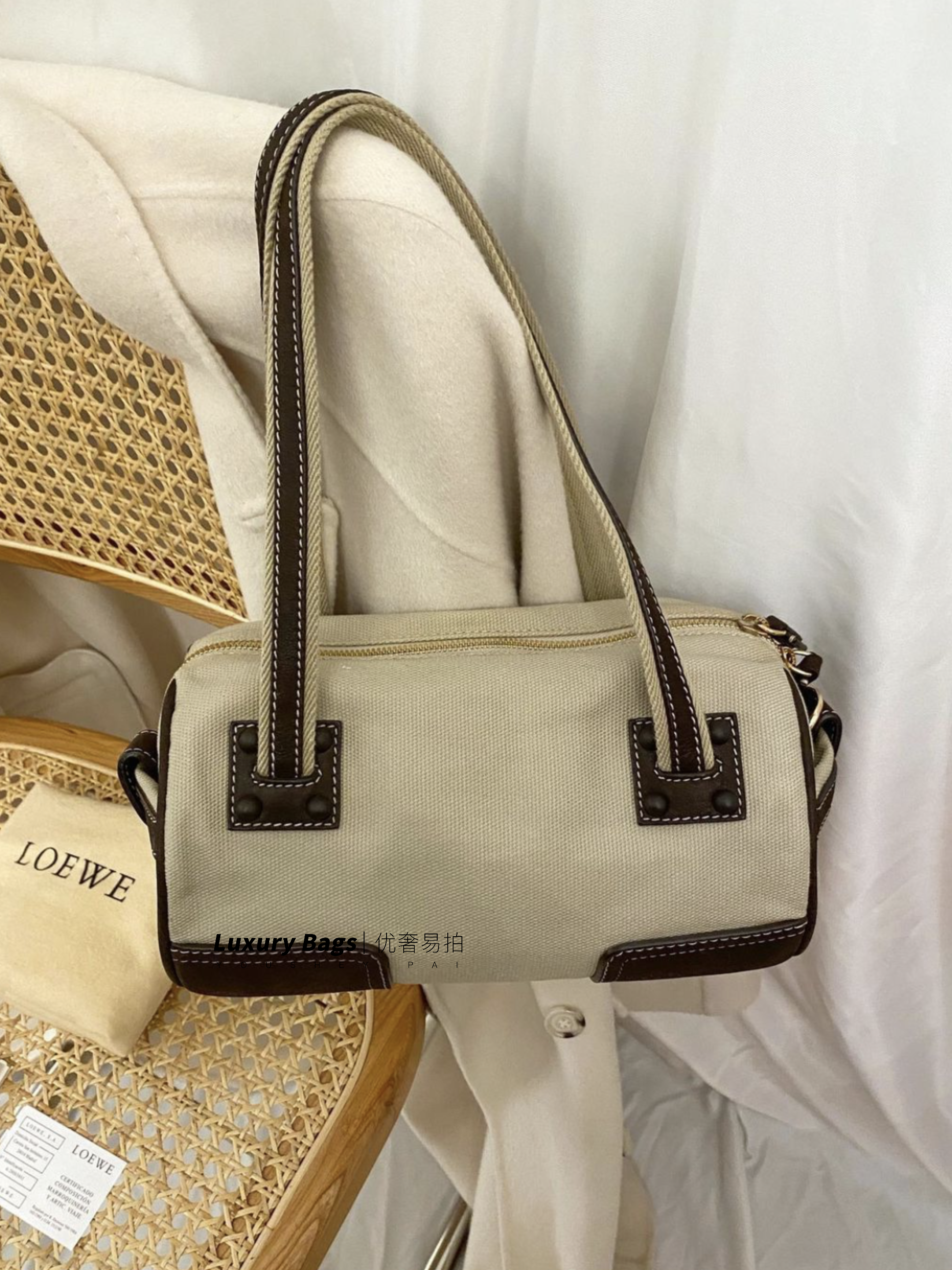 二手奢侈品种草绝版中古包vintageloewe复古文艺jennie同款包