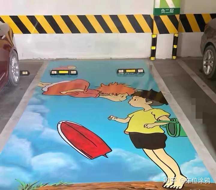 停车位涂鸦市场行情怎么样? - 知乎