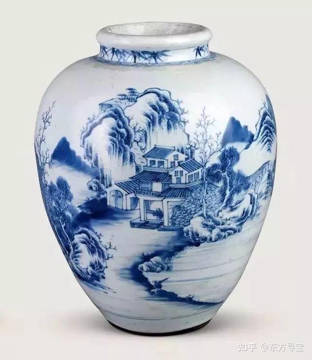 中国古玩　康熙年製 人物　風景　青花　染付　花入　中国美術 清代 明代 清朝期 康熙青花：青花瓷的巅峰时刻- 知乎