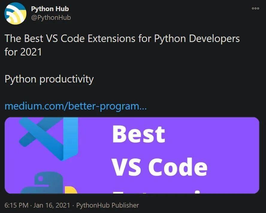 21年了 Python開發者不容錯過的7個vs Code擴充套件 知乎 Osc 79jqvlyt Mdeditor