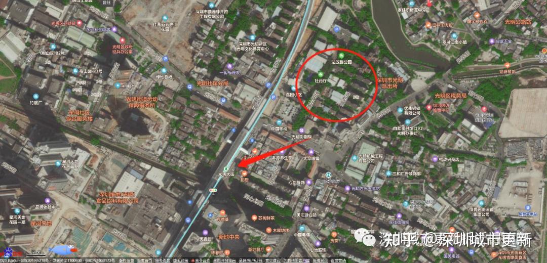 光明集團辦公大樓城市更新項目光明大街站地鐵口已過專規打造光明中心