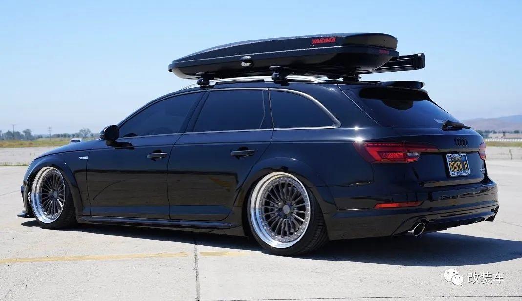低趴下来的旅行车更有韵味奥迪a4allroad低趴改装案例