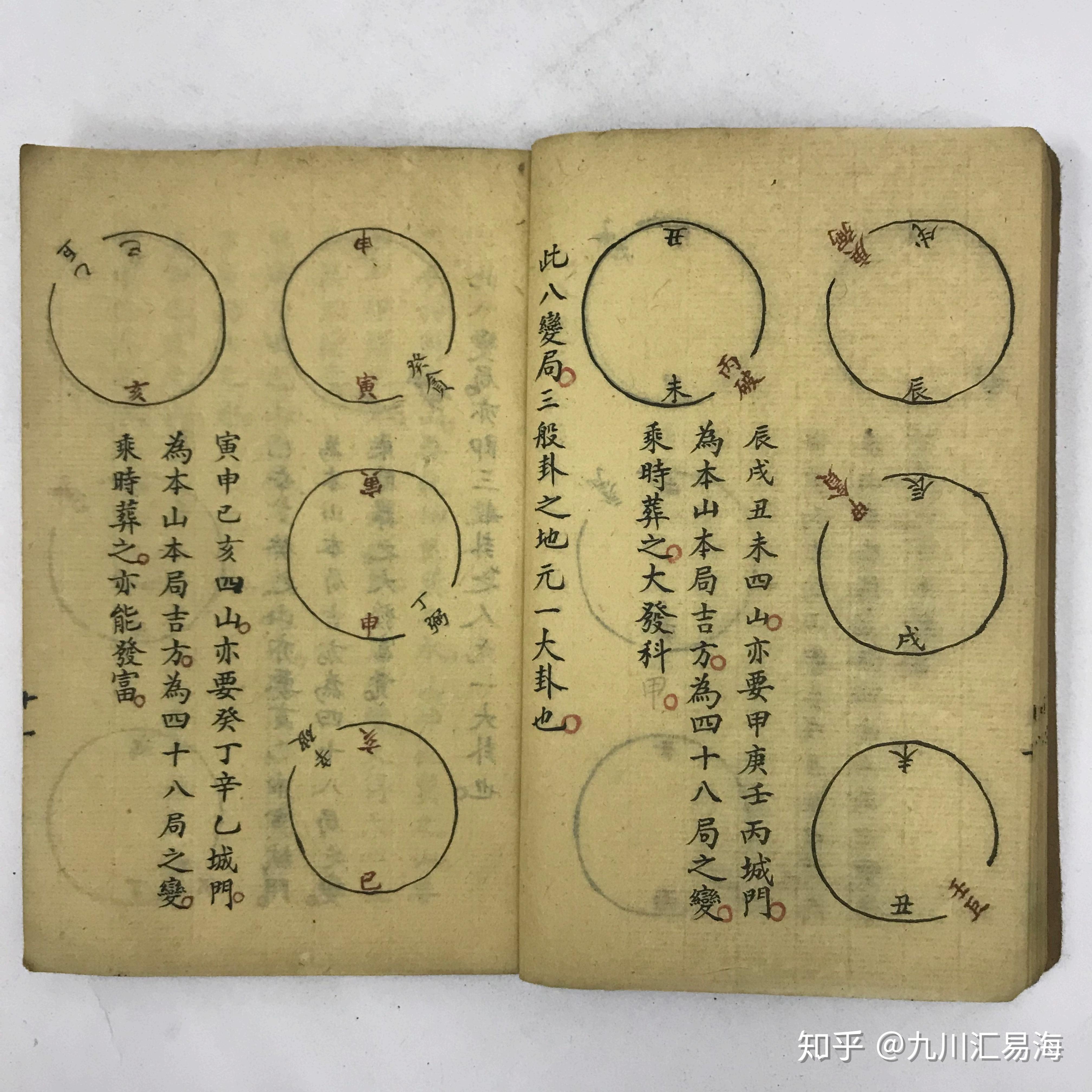 民国手抄挨星歌诀阴阳宅秘诀