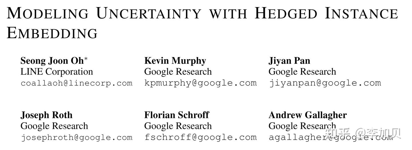 一些关于Probabilistic Embeddings的论文 - 知乎