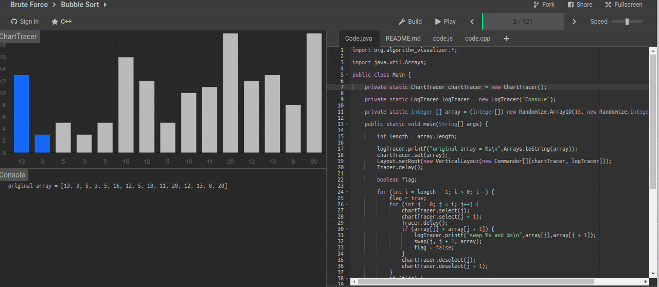 这些算法可视化网站助你轻松学算法 - 知乎