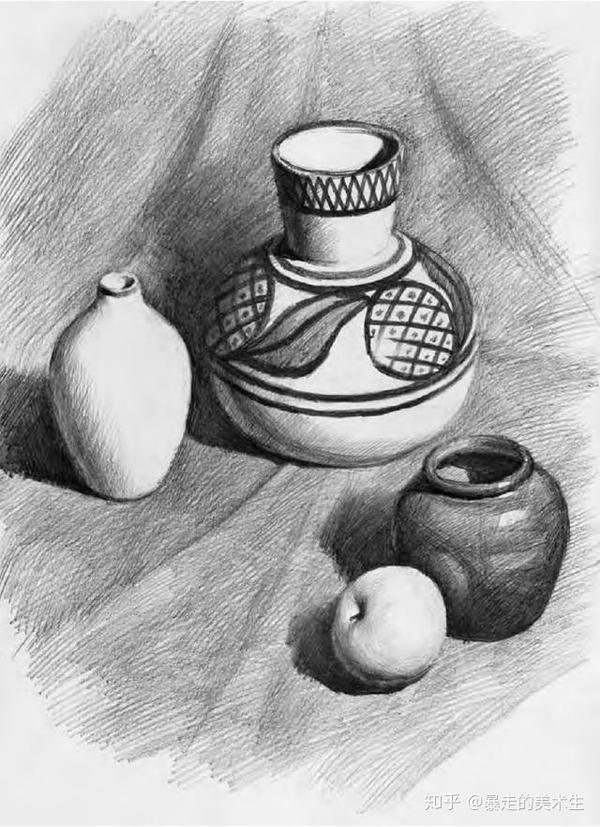 素描静物如何上调子让画面更立体 静物素描怎么上调子 爱在网