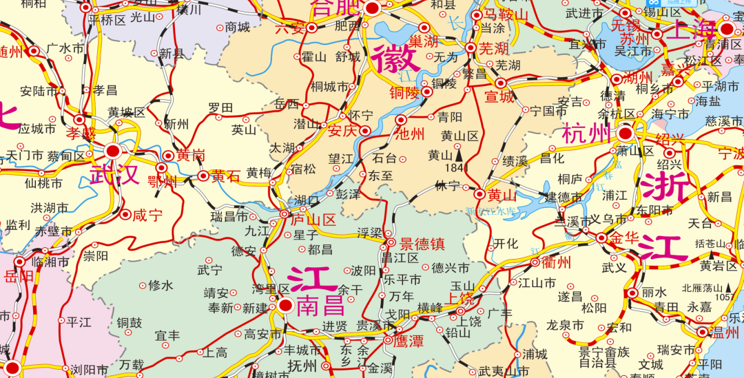 cdr格式矢量源文件素材数据截止2019年12月,含铁路,高铁,高速,国道