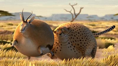 健身当动物们都变胖了