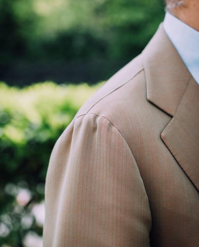 Costume Sur Mesure Sartoria Caliendo - Laine Super 180's Navy, Taille 36/46R | Rare Et En Très Bon état
