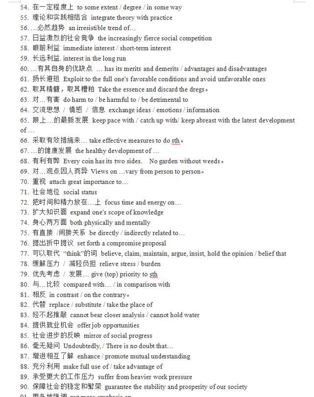 高考英语:100个万能句子(附重点句型+固定搭配)太实用了!收了 - 知乎