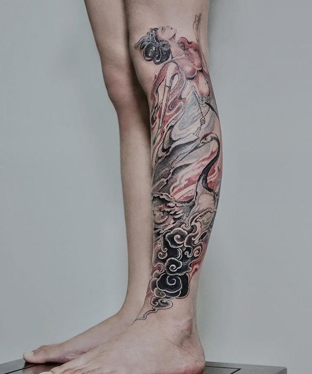 敦煌壁画61文身图案专题研究