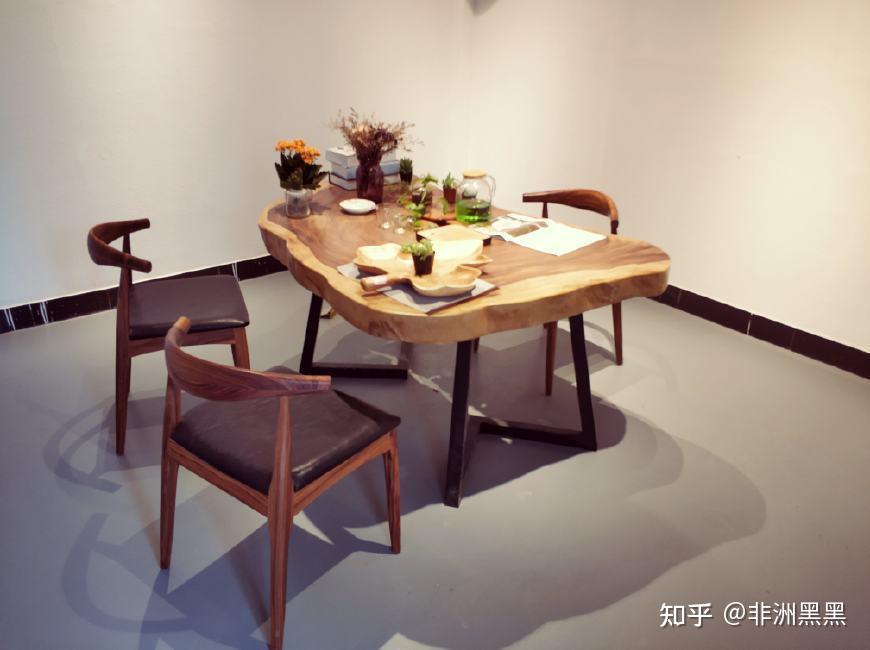 当代年轻人最喜爱的茶桌家具：南美胡桃木实木大板桌 - 知乎