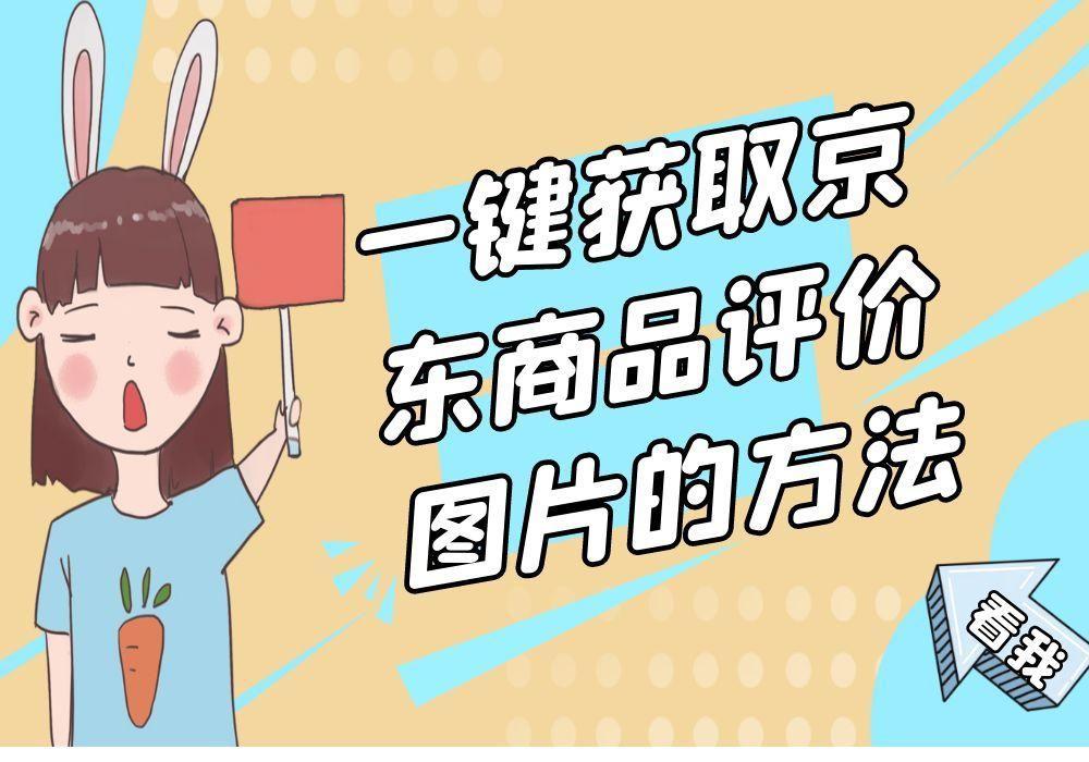 一键获取京东商品评价图片的方法