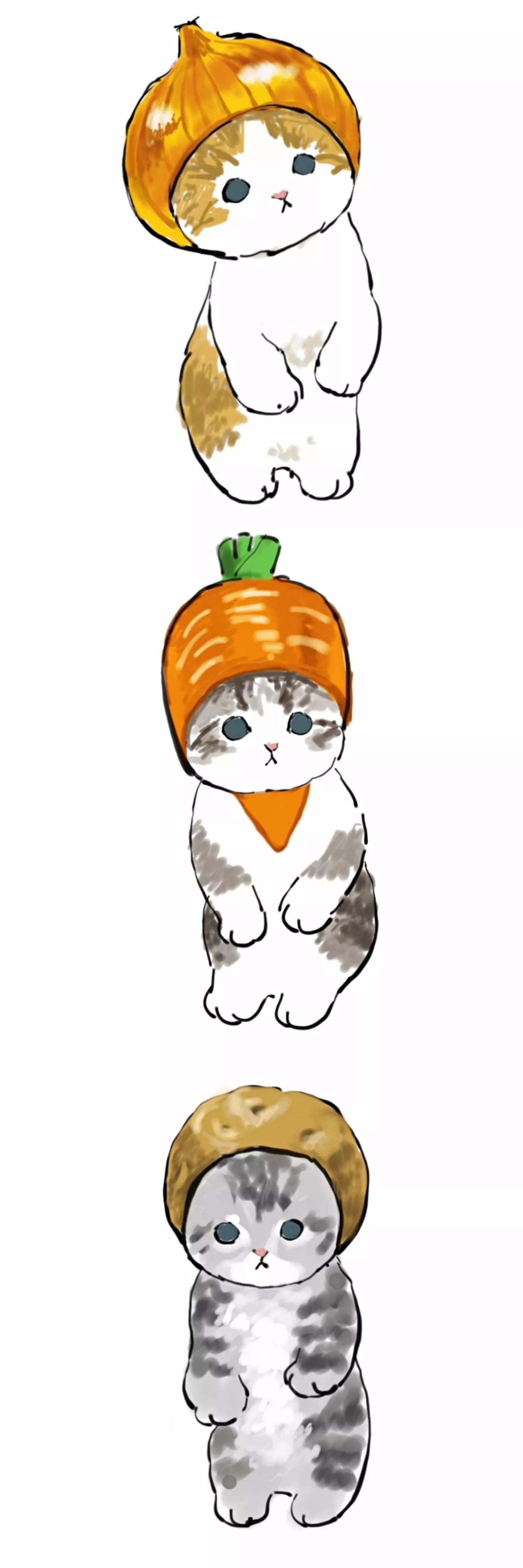 卡通猫咪设计图__风景漫画_动漫动画_设计图库_昵图网nipic.com