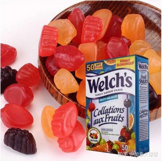 welch柯可蓝水果味软糖