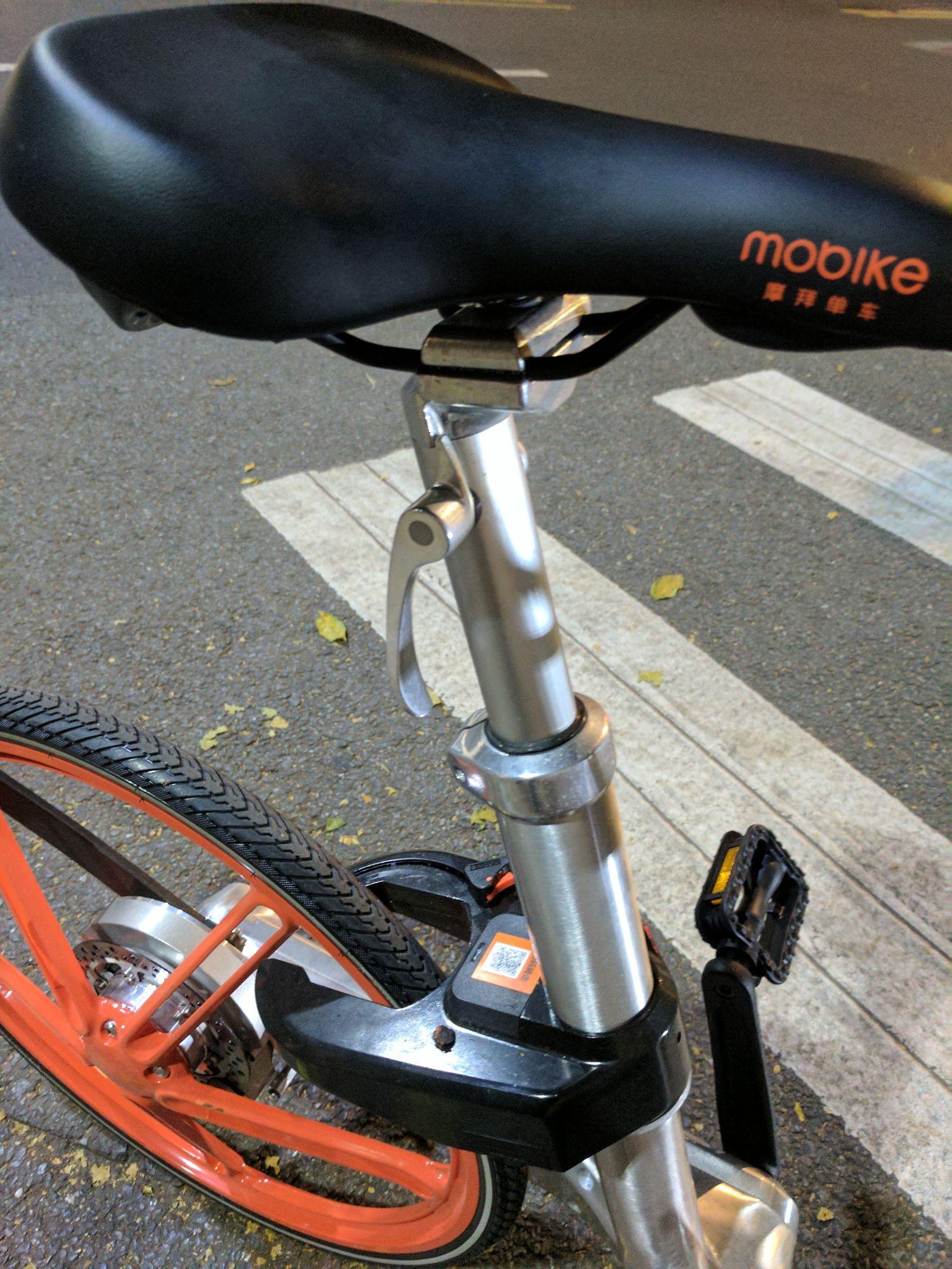 共享单车界大长腿之友是可以调高低的mobike还是bluegogopro