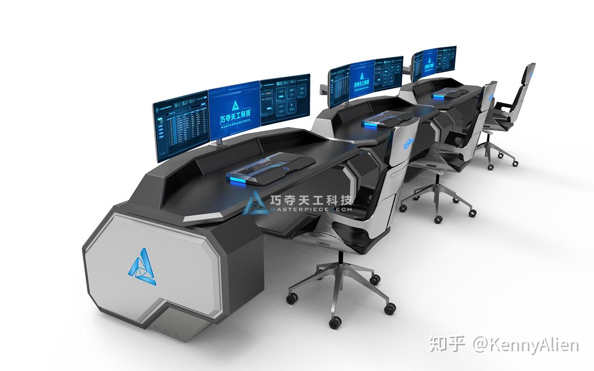 山东公安局指挥中心控制台设计巧夺天工科技