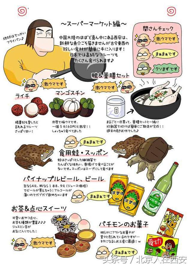 (汉斯系列酒终于露脸了)好了,你看了这个小手帐再觉得西安美食只有