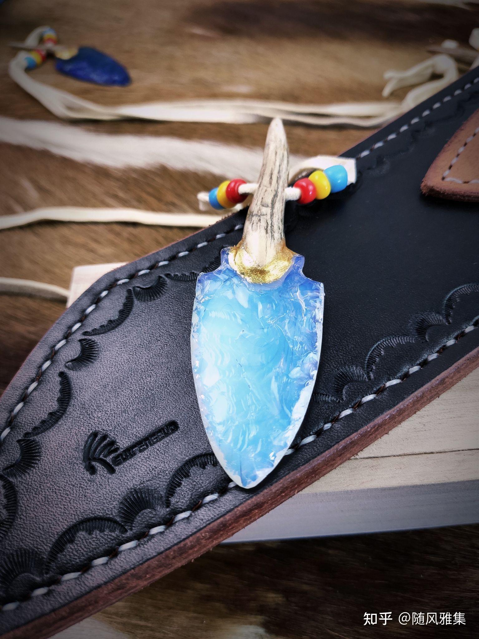 黑曜石石器时代吊坠