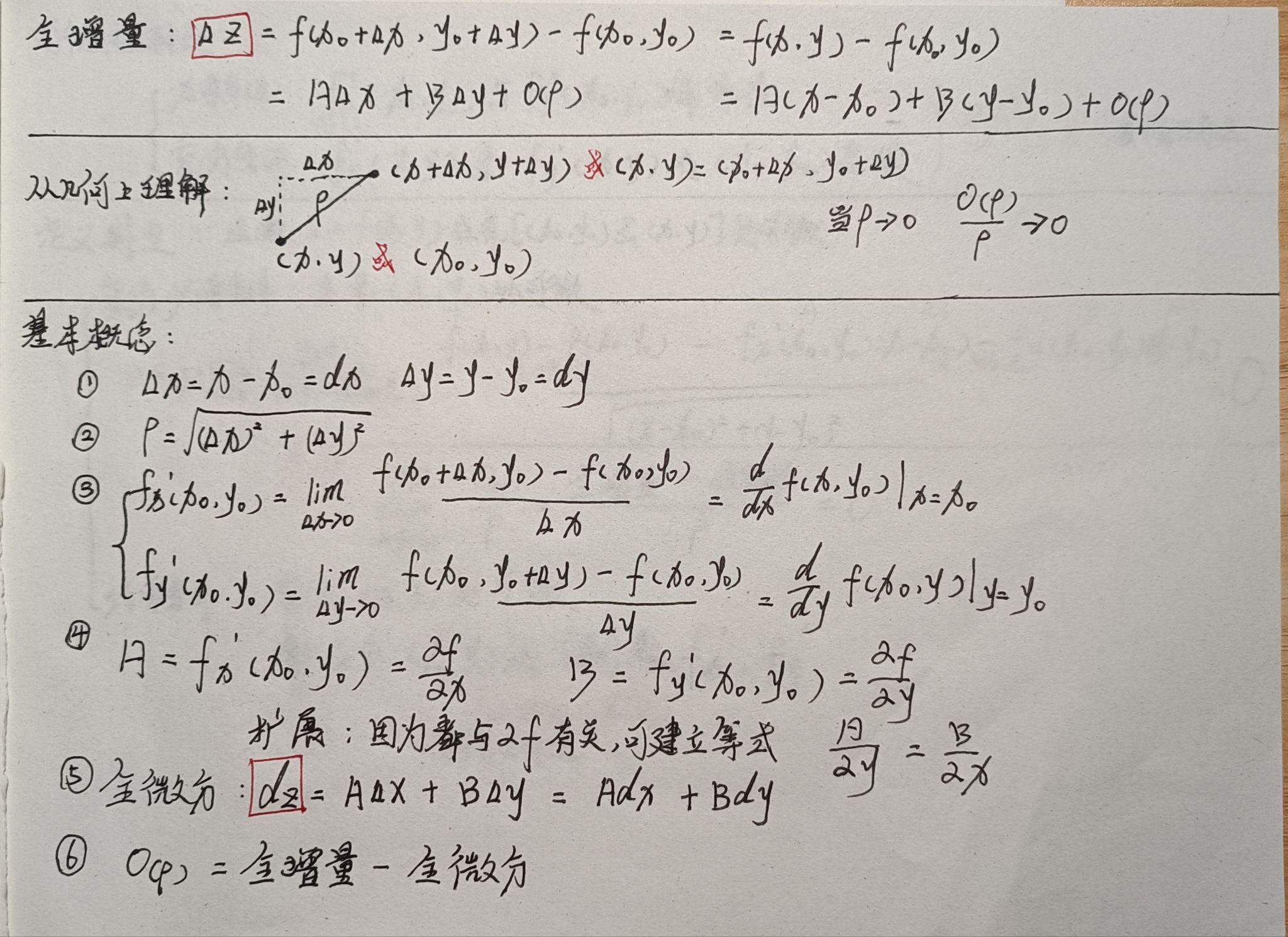全微分解析区分理解 知乎