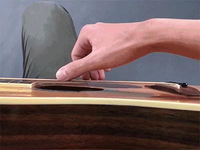 演奏右手单指拨弦