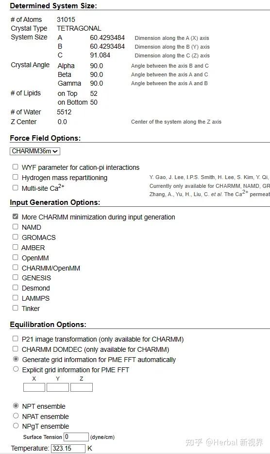 CHARMM-GUI——分子动力学模拟多功能在线平台 - 知乎