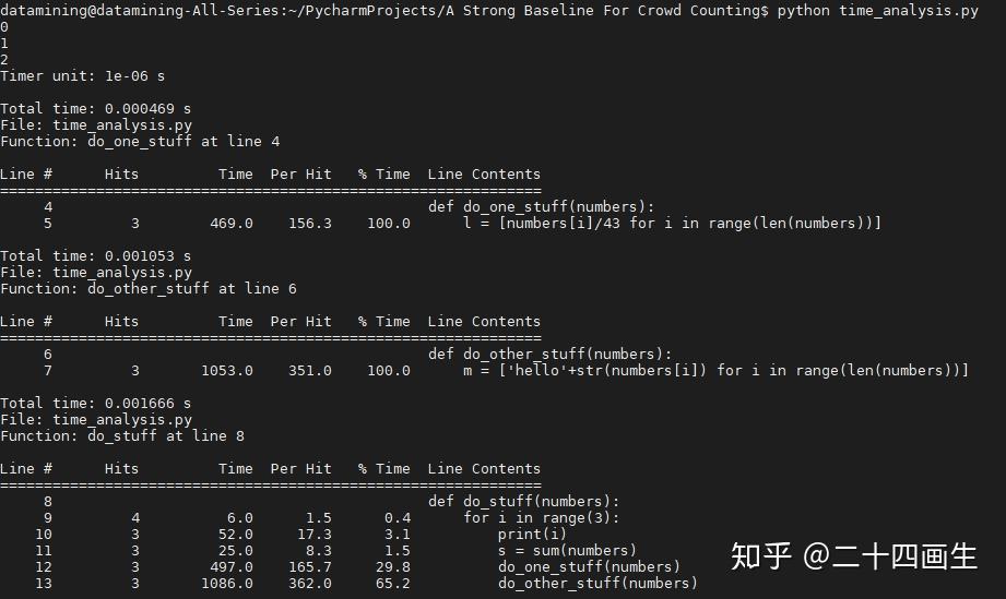 line_profiler - python性能分析利器 - 知乎