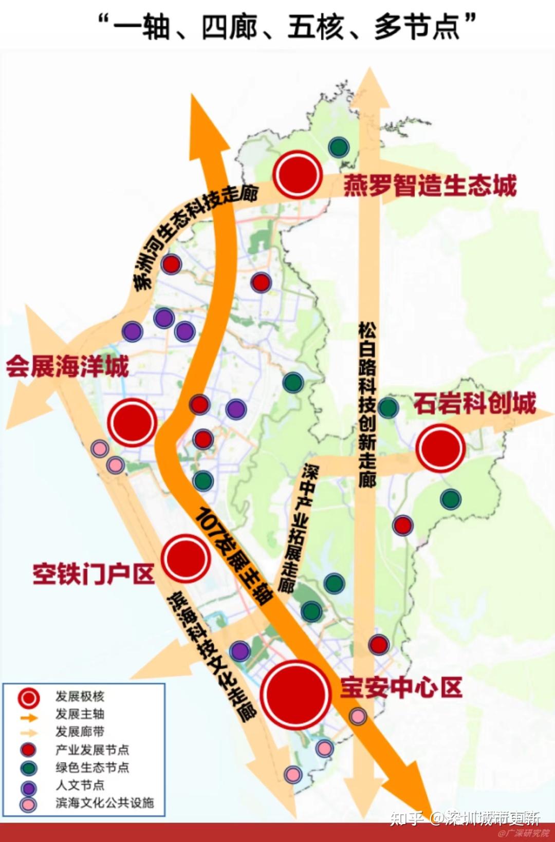 精简版2022深圳市各区规划图