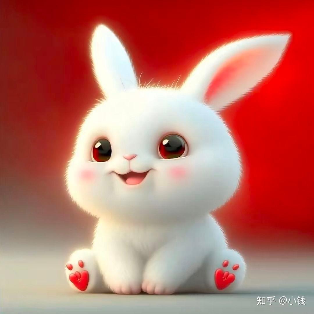 超可爱的兔子头像!(1)