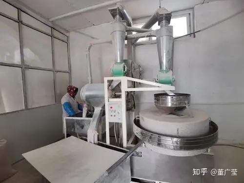 5,小麦磨成面粉的过程